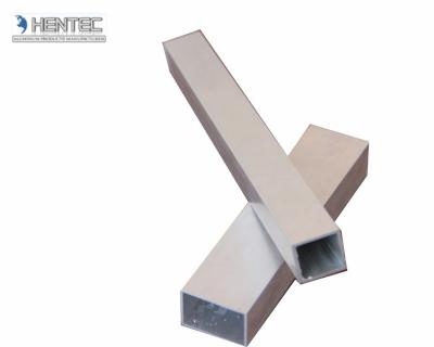 China Anodized 6061 t6 aluminum square tubing extruded metal shapes for sale