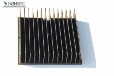 China Black anodized aluminum heat sink , Aluminum Extrusion Profiles 6005 T6 for sale