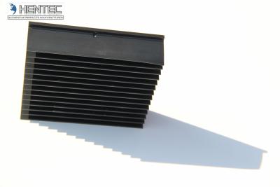 China Black anodized aluminum heat sink / Radiator with 15 um Film thickness for sale