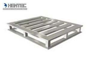 China Aluminum four way entry pallet with Stronger , Cleaner, Recyclable for sale