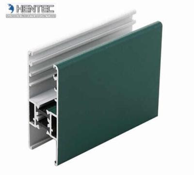 China Powder Painted Aluminum Extrusion Profiles , aluminium h profile for construction for sale