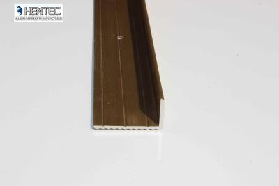 China 6063 / 6061 t5 aluminum corner extrusions profiles Mill finish , wood grained for sale