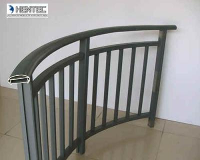 China Custom aluminum extrusion 6063 , 6060 T5  For Hand Rail GB 5237-2008 Standard for sale