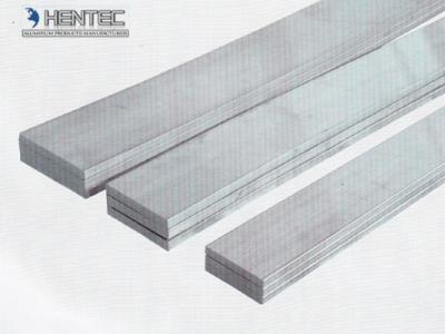 China 6061 aluminum corrosion resistance  ,  Extrusion anodized aluminum flat bar for sale