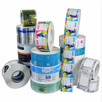 China Low MOQ Anti-Counterfeit Packaging Colored Paper Labels Printing Sticker for sale