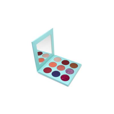 China Custom Private Label 9 Colors Waterproof Makeup Eyeshadow Eye Palette Shadow for sale