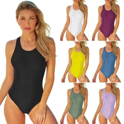 China 2023 Plus Size Sexy Bikini Plus Size Bathing Solid Color Swimwear One Piece OEM and ODM for sale