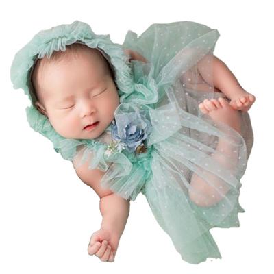 China New 2022 newborn girl fashion gauze skirt breathable photo studio photography clothing baby clothes lace costume for sale