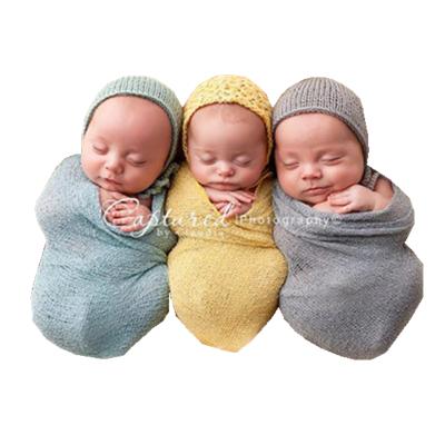 China Anti-static Children's Photography Wrapping Cloth Photo Wrapping Cloth Newborn Elastic Wrapping Cloth for sale