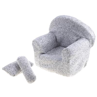 China New Style Traditional Foam Cotton Photography Props Newborn Baby Reclining Sofa Chair Seat for sale