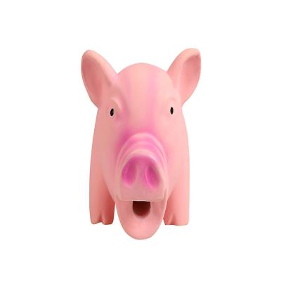 China Stored Dog Vocal And Environmentally Friendly Snoring Pig Chew Toy Latex Medium Large And Small Dog for sale