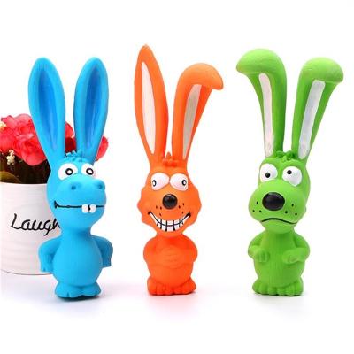 China Viable Dog Toys Sounding Dog Bite Natural Latex Pig Puppy Interactive Chew Toy Resistant Teeth Clean for sale