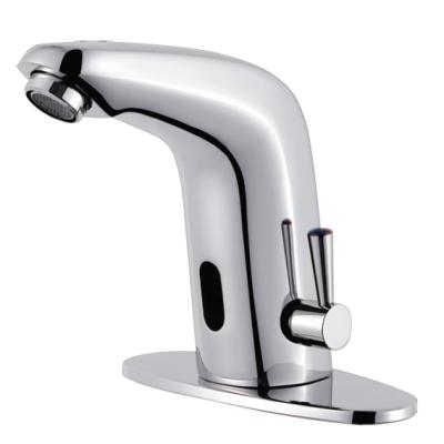 China Sense Faucets Water Saving Commercial Automatic Infrared Sensor Operated Lavatory Mixer Tap for Projects for sale