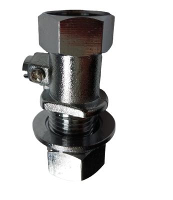 China Bath Kitchen Water Control G 1/2 Brass Plumbing Connector With Loose Joint Inlet Outlet Water Fill Valve For Building Water System for sale