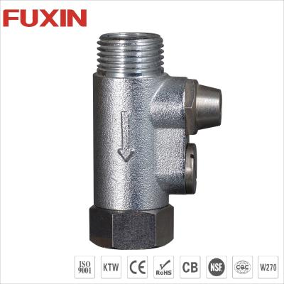 China Modern Accessory 1/2 Inch Brass Kitchen Bathroom Water Inlet Valve With Regulator And Filter For Flow Control System for sale