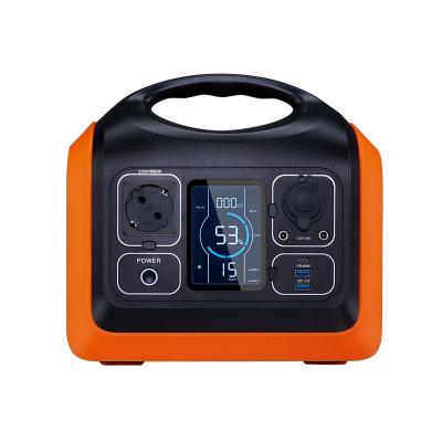 China Type C 600W portable power station outdoor emergency camping exterior 110V 220V 12V/10A equipment for sale