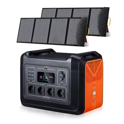 China Type C 4000+ Life Cycle LiFePO4 battery backup energy storage system 2400w  portable electric power station for sale