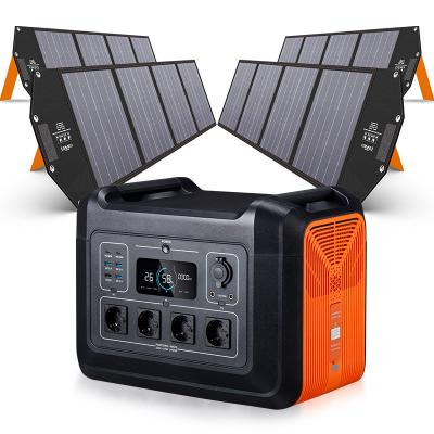 China Type C Integrated 4 AC output portable power station 2400w for outdoors  hunting emergency for sale