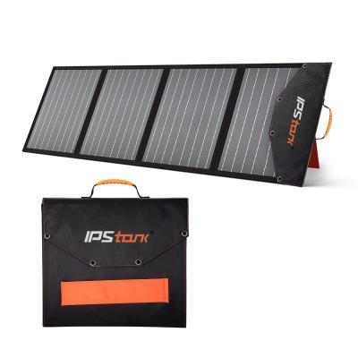 China ETFE 240w USB charger DC port monocrystalline silicon portable solar panel foldable for  outdoor camping for sale