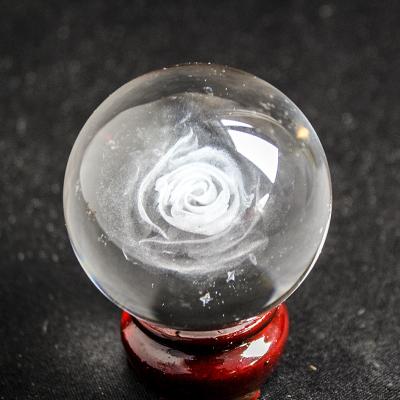 China Europe 3d laser etched 50mm 80mm 100 mm engraved crystal printing k9 ball sphere ball for sale