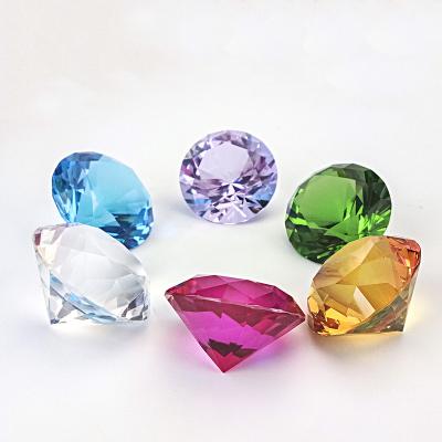 China Free Shipping Europe Nice K9 Crystal Glass Diamond Decoration Valentine's Day Colorful Elegant Gift for sale