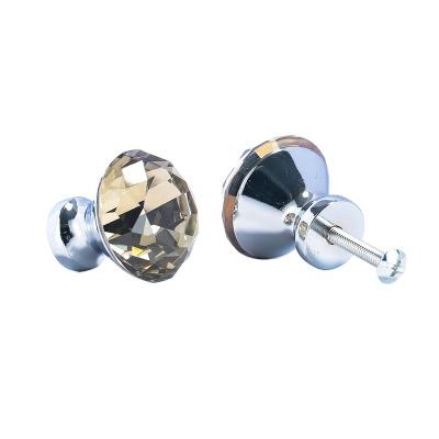 China Modern Colorful Crystal Door Handle Sets Crystal Door Knob Opener Glass Door Fittings for sale