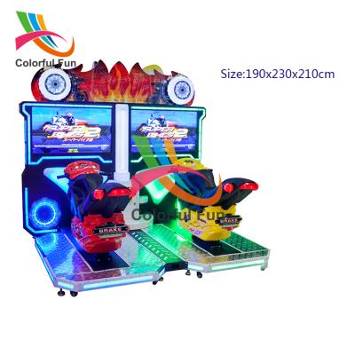 China Colorful fun 32-inch LCD double flame high-definition motorcycle sold to the majority of players L00*11W700*H1500mm for sale