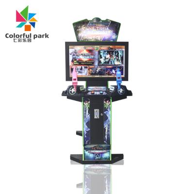 China Plastic Colorful Park Gun Game Coin Operated Shooting Machine for sale