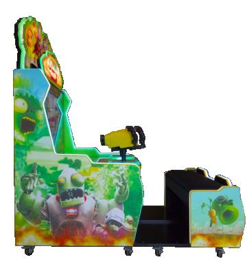 China Kids amusement electronic game plastic coin operated zombywar indoor shooting machine for sale