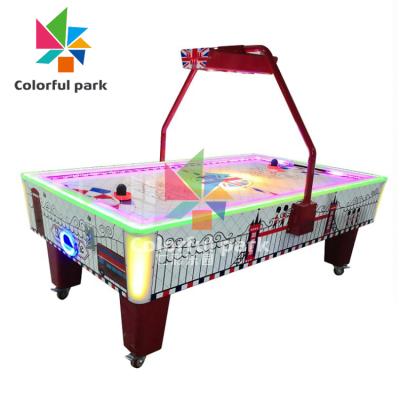 China Plastic Colorful Park Hockey / Hockey Arcade Game Machine /Air Wedge Powered Game Machine for sale