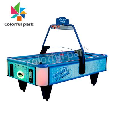 China Plastic Colorful Park Sports Air Hockey Coin Operated Board Arcade Game For 2 Player Machine for sale