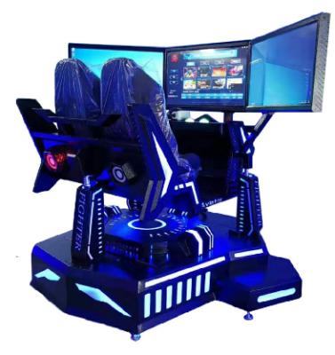 China Plastic Racing Simulator Arcade VR Motion Racing 9D VR Driving Dynamic Driving Racing Simulator for sale