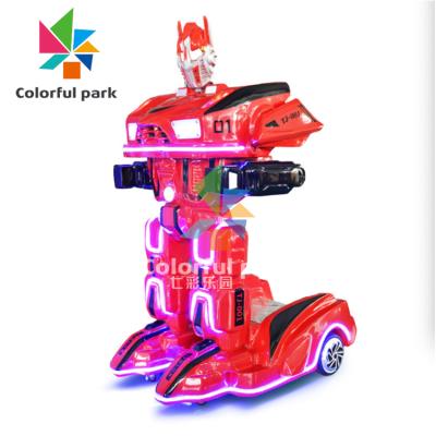 China newest park bumper car shopping mall robot plastic colorful walking rides for sale kiddie rides robot for sale