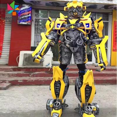 China Plastic Colorful Park Robot Transformers Machine Game Machine for sale