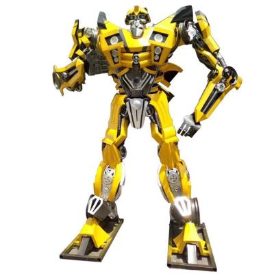 China Plastic Colorful Amusement Park Game Center Robots For Adults Robot for sale