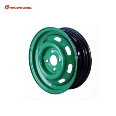 China Steel TUV Certificate Green Car Rims for sale