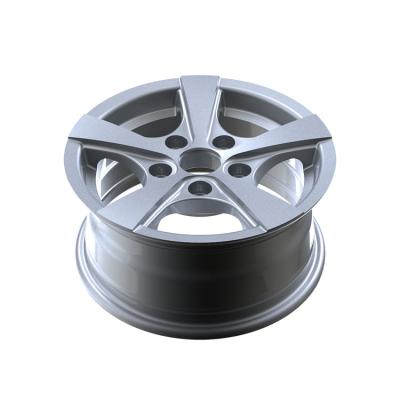 China Used trailer truck custom design 6jx13 5X112 5X114.3 aluminum alloy trailer caravan car wheel rim for wholesale price for sale