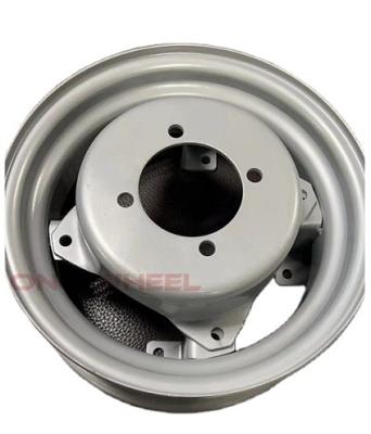 China Steel Adjustable Track Steel Wheel rims 3.50Bx10 4/50/85 4/74/94 4/62/95 for tire 4.00/10