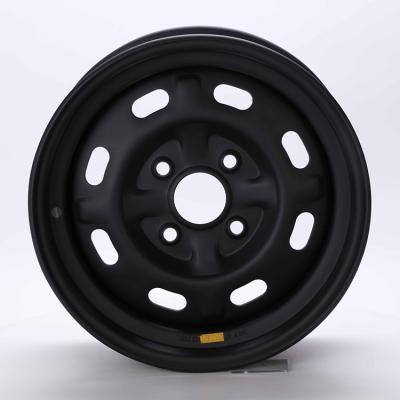 China Global Sales Steel Black 14 Inch Steel Wheel Edges ATV/UTV 4 Holes 6x14 UUTV Wheels For Golf Car Use for sale