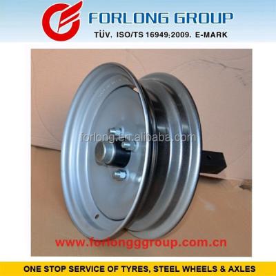 China Agricultural Trailer Parts Trailer Stump Axle With Hub for sale