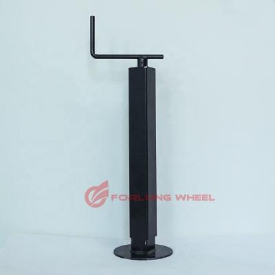 China Trailer Parts Agriculture Trailer Jack Stand Square Prop Jockey Rack 2000kg Rated Heavy Duty Extendable Stabilizer Leg for sale