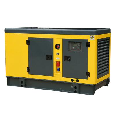 China Competitive Price RICARDO Engine 20kw Generator Set Silent Diesel Soundproof Home Use LTG Standby Genset for sale