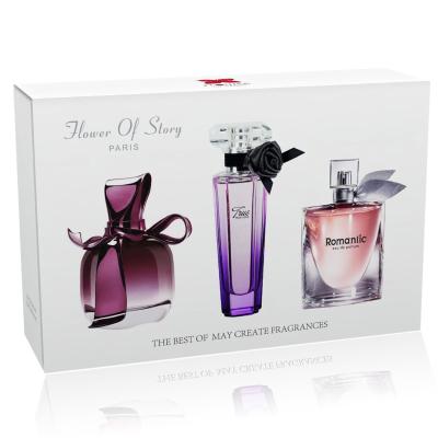 China High-end Women's Natural 3*25ml Three-Piece Girl's Gift Fragrance Perfume Set F004 And Elegant Fragrance for sale