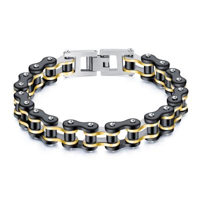 China Wholesale titanium steel chain custom men's bracelet style stainless steel retro Hiphop bangle bracelet for sale