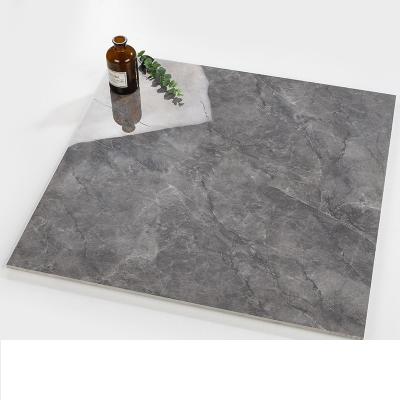 China Metallic Tiles Glazed Ceramic Tiles Flooring Agglomerated Porcelain Tile 80x80 Stone Gray Marble Flooring Tiles for sale