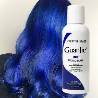 China OEM Acceptable Semi Permanent Hair Color Cream for Dying Human Hair Wigs Professional for sale