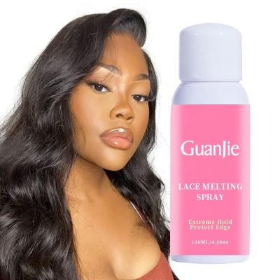 China Custom Private Label Lace Wig Glue Spray Extra Strong Hold For Best Lace Melting for sale