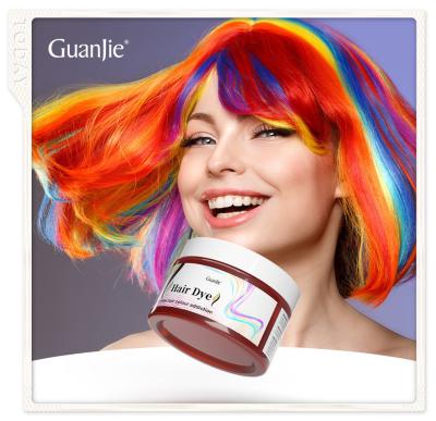 China Color de cabello semipermanente vegetariano personalizable Tinta líquida para el cabello de moda en venta