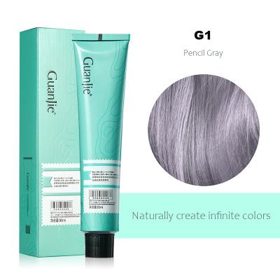 China Organic and Damage-Free G1 Pencil Gray Hair Color Cream for Salon Professionals for sale