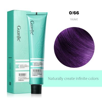 Cina Ottieni capelli biondi e vivaci con Crema per capelli di etichetta privata Viola Crema Demi Permanente in vendita